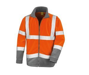 Result RS329 - High Visibility Microfleece Jacket Fluorescent Orange