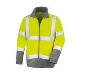 Result RS329 - High Visibility Microfleece Jacket Fluorescent Yellow