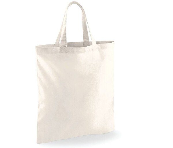 Westford mill W101S - Durable Cotton Shopping Bag with Short Handles