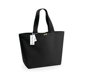 Westford mill WM855 - Large Shopping Bag 100% Organic Black