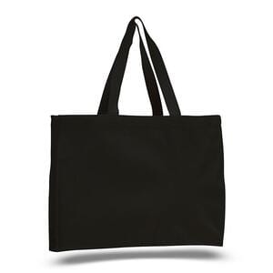 Q-Tees Q750 - Canvas Gusset Tote Bag