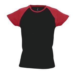 Sols 11195 - Tee-Shirt Femme Bicolore MILKY