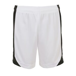 SOL'S 01718 - Olimpico Adults' Contrast Shorts White / Black