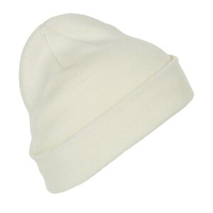 SOL'S 01664 - PITTSBURGH Solid Colour Beanie With Cuffed Design Natural