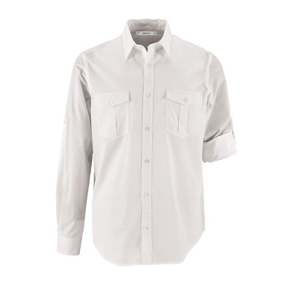 SOLS 02763 - Classic Cotton Mens Shirt with Chest Pockets