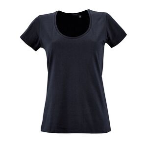 SOLS 02079 - T-shirt med rund hals til kvinder Metropolitan halsudskæring