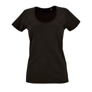 Sols 02079 - Dames Laag Uitgesneden T Shirt Ronde Hals Metropolitan