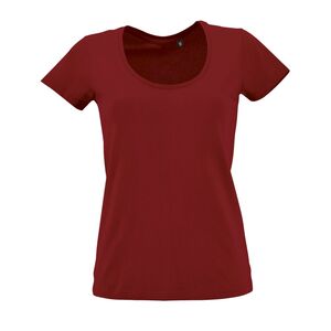 SOL'S 02079 - Metropolitan Women's Low Cut Round Neck T Shirt Tango Red