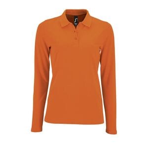 Sols 02083 - Dames Pique Poloshirt Lange Mouwen Perfect Lsl 