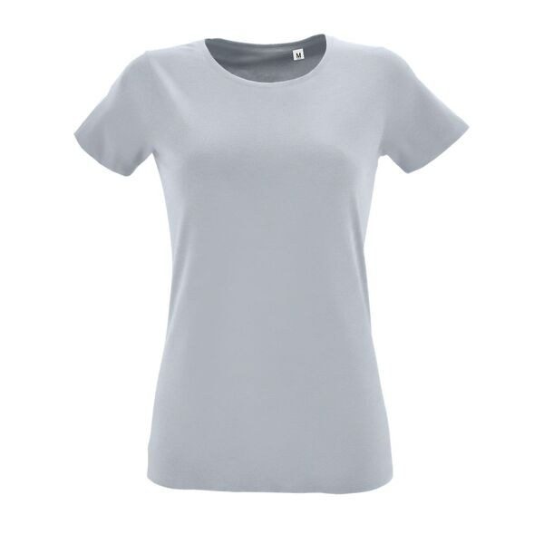 SOLS 02758 - Camiseta Ajustada Mujer Cuello Redondo Algodón