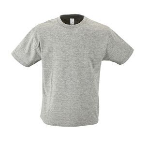 SOL'S 11970 - REGENT KIDS Kids' Round Neck T Shirt Mixed Grey