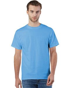 Champion CP10 - T-shirt en coton filé à la main pour adulte Bleu ciel