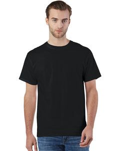 Champion CP10 - T-shirt en coton filé à la main pour adulte Noir