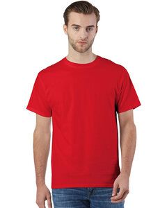 Champion CP10 - T-shirt en coton filé à la main pour adulte Athletic Red