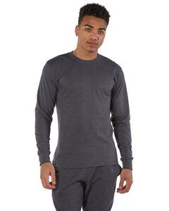 Champion CP15 - Adult Long-Sleeve Ringspun T-Shirt Charcoal Heather