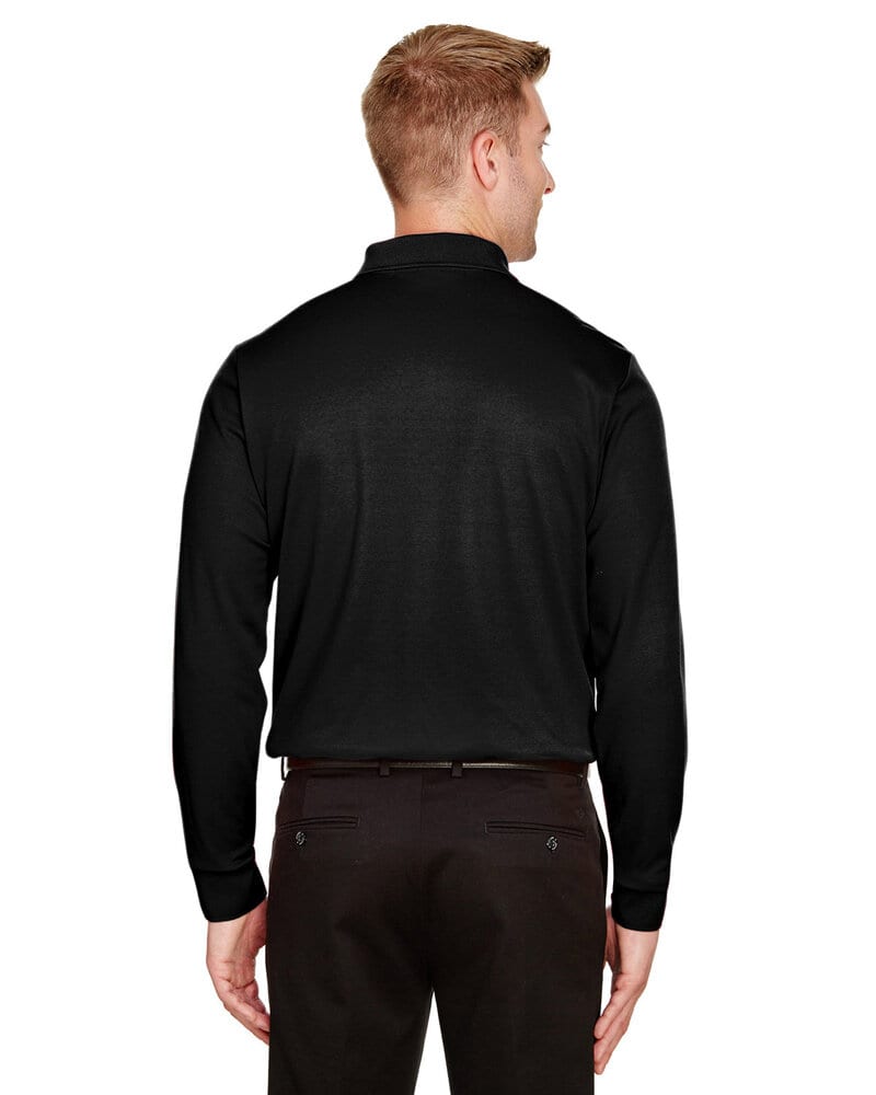 Devon & Jones DG20L - Men's CrownLux Performance Plaited Long-Sleeve Polo