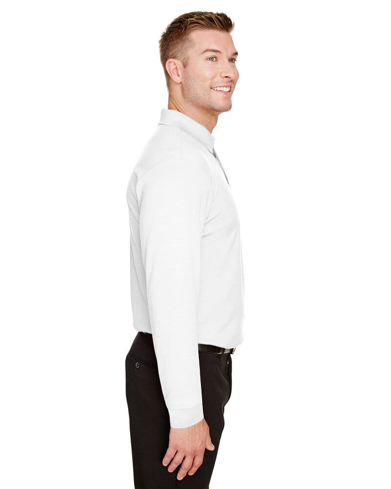Devon & Jones DG20LT - Men's Tall CrownLux Performance Plaited Long-Sleeve Polo