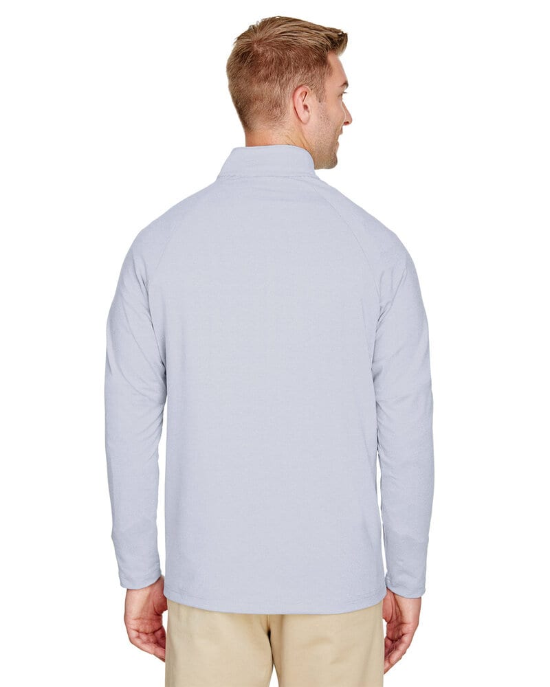 Devon & Jones DG480 - Men's CrownLux Performance Clubhouse Micro-Stripe Quarter-Zip
