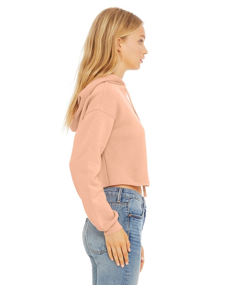 Bella+Canvas B7502 - Ladies Cropped Fleece Hoodie