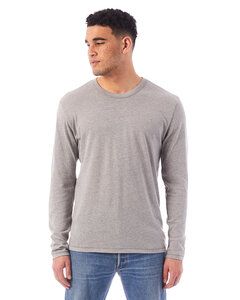 Alternative Apparel 5100BP - T-shirt à manches longues en jersey vintage Keeper pour homme