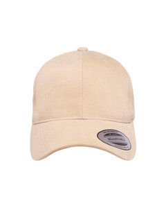 Yupoong 6363V - Adult Brushed Cotton Twill Mid-Profile Cap Putty