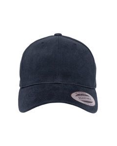 Yupoong 6363V - Adult Brushed Cotton Twill Mid-Profile Cap Navy