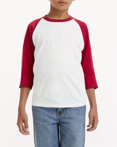 Gildan G5700B - Heavy Cotton Youth 3/4 Raglan Tee