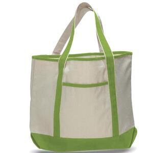 Q-Tees Q1500 - Large Canvas Deluxe Tote