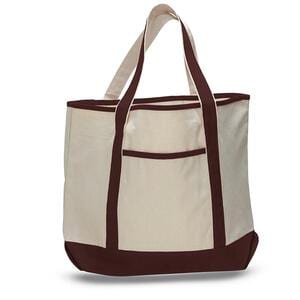 Q-Tees Q1500 - Large Canvas Deluxe Tote