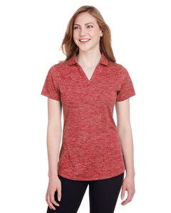 Puma Golf 596802 - Polo Icon Heather pour femme High Risk Red