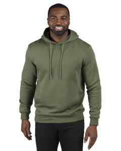 Threadfast 320H - Unisex Ultimate Fleece Pullover Hooded Sweatshirt Army