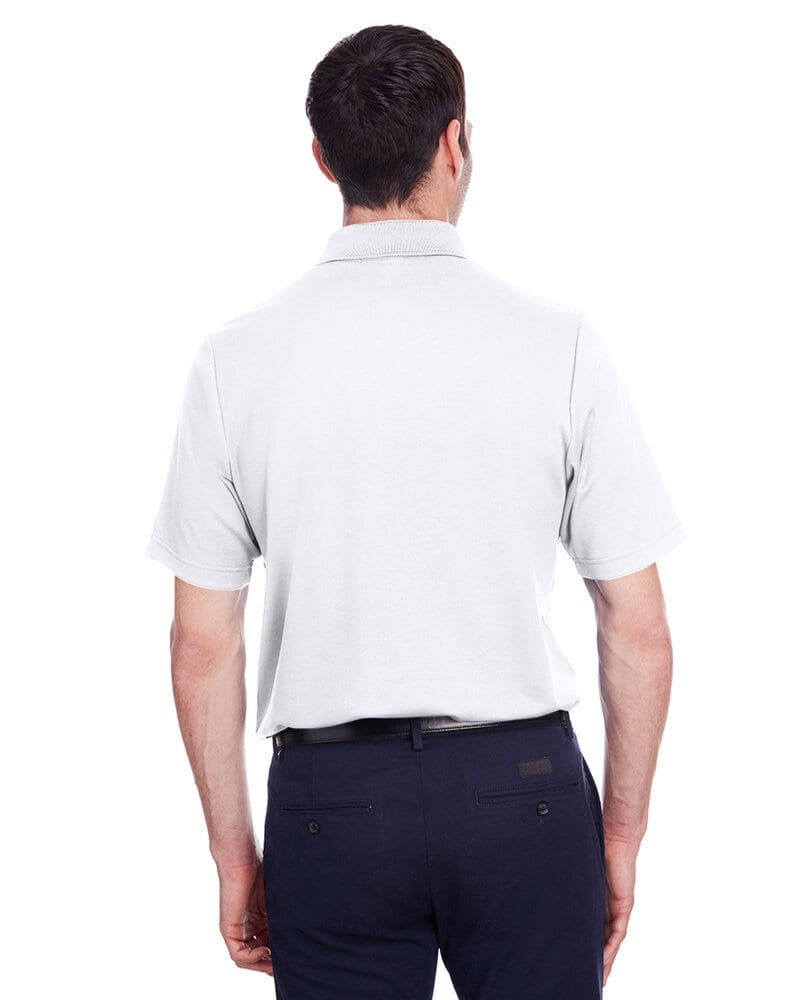 Devon & Jones DG20P - Men's CrownLux Performance Plaited Polo with Pocket