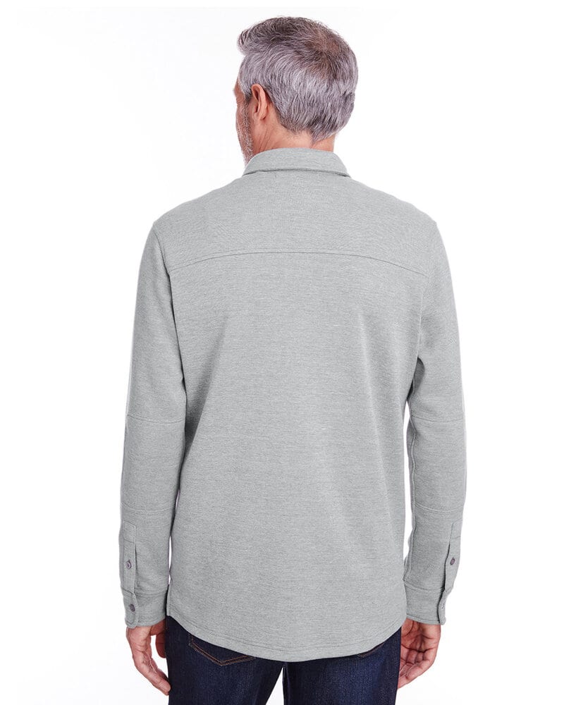 Harriton M708 - Veste chemise en polaire Stain Block Pique pour adulte