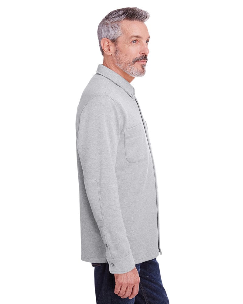Harriton M708 - Veste chemise en polaire Stain Block Pique pour adulte