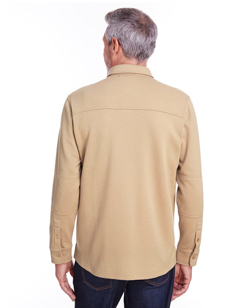 Harriton M708 - Adult StainBloc Pique Fleece Shirt-Jacket