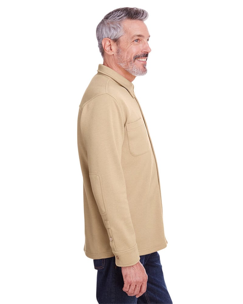 Harriton M708 - Adult StainBloc Pique Fleece Shirt-Jacket