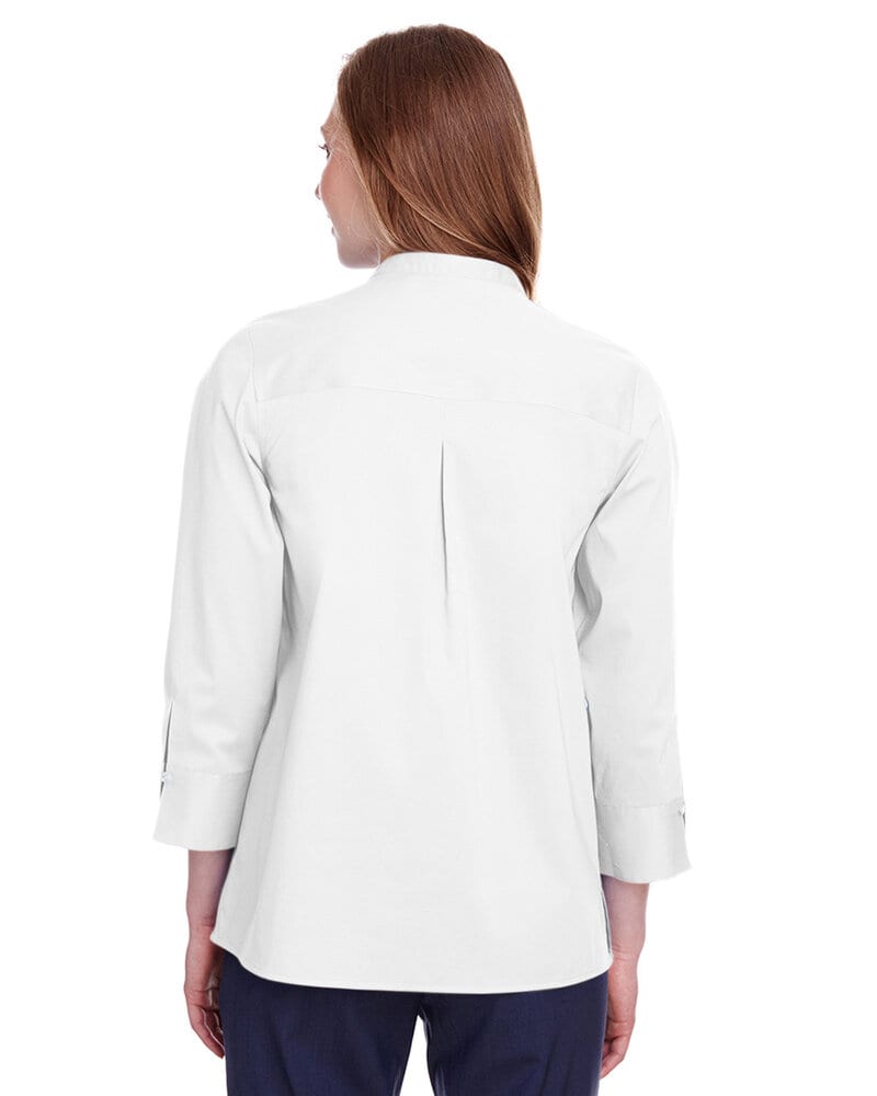 Devon & Jones DG560W - Ladies Crown  Collection Stretch Broadcloth 3/4 Sleeve Blouse