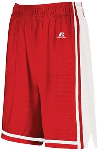 Russell 4B2VTX - Ladies Legacy Basketball Shorts True Red/White