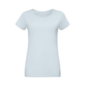 SOL'S 02856 - Martin Women Tee Shirt Jersey Col Rond Ajusté Femme Bleu crémeux