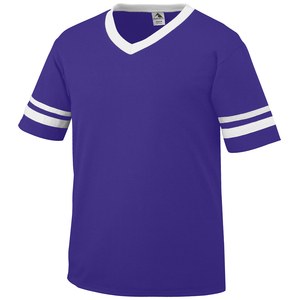 Augusta Sportswear 361 - Youth Sleeve Stripe Jersey Purple/White