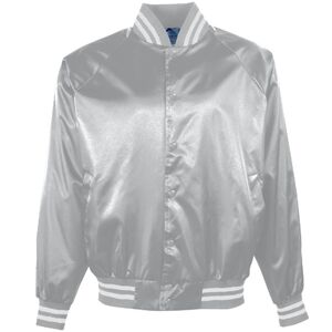 Augusta Sportswear 3610 - Satin Baseball Jacket/Striped Trim