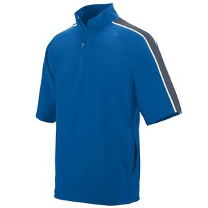 Augusta Sportswear 3788 - Quantum Short Sleeve Pullover Royal/ Graphite/ White
