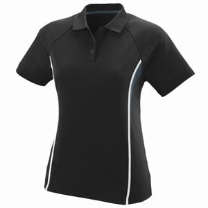 Augusta Sportswear 5024 - Ladies Rival Polo Black/ Slate/ White