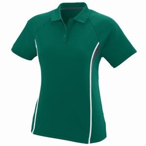 Augusta Sportswear 5024 - Ladies Rival Polo Dark Green/ Slate/ White