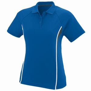 Augusta Sportswear 5024 - Ladies Rival Polo Royal/ Slate/ White