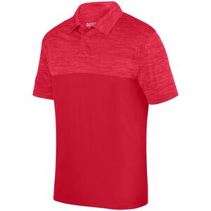 Augusta Sportswear 5412 -  Remera Polo Shadow con tonos Heather Rojo