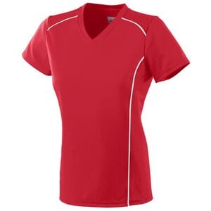 Augusta Sportswear 1092 - Ladies Winning Streak Jersey Red/White
