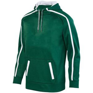 Augusta Sportswear 5554 - Stoked Tonal Heather Hoodie Dark Green/White