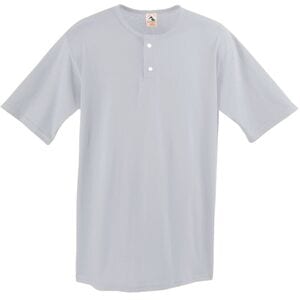 Augusta Sportswear 580 - Two Button Baseball Jersey Gris mezcla