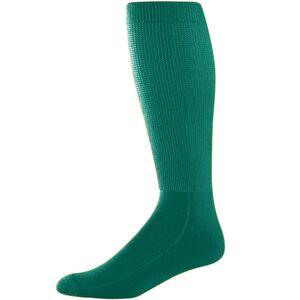 Augusta Sportswear 6085 - Adult Wicking Athletic Socks Verde oscuro